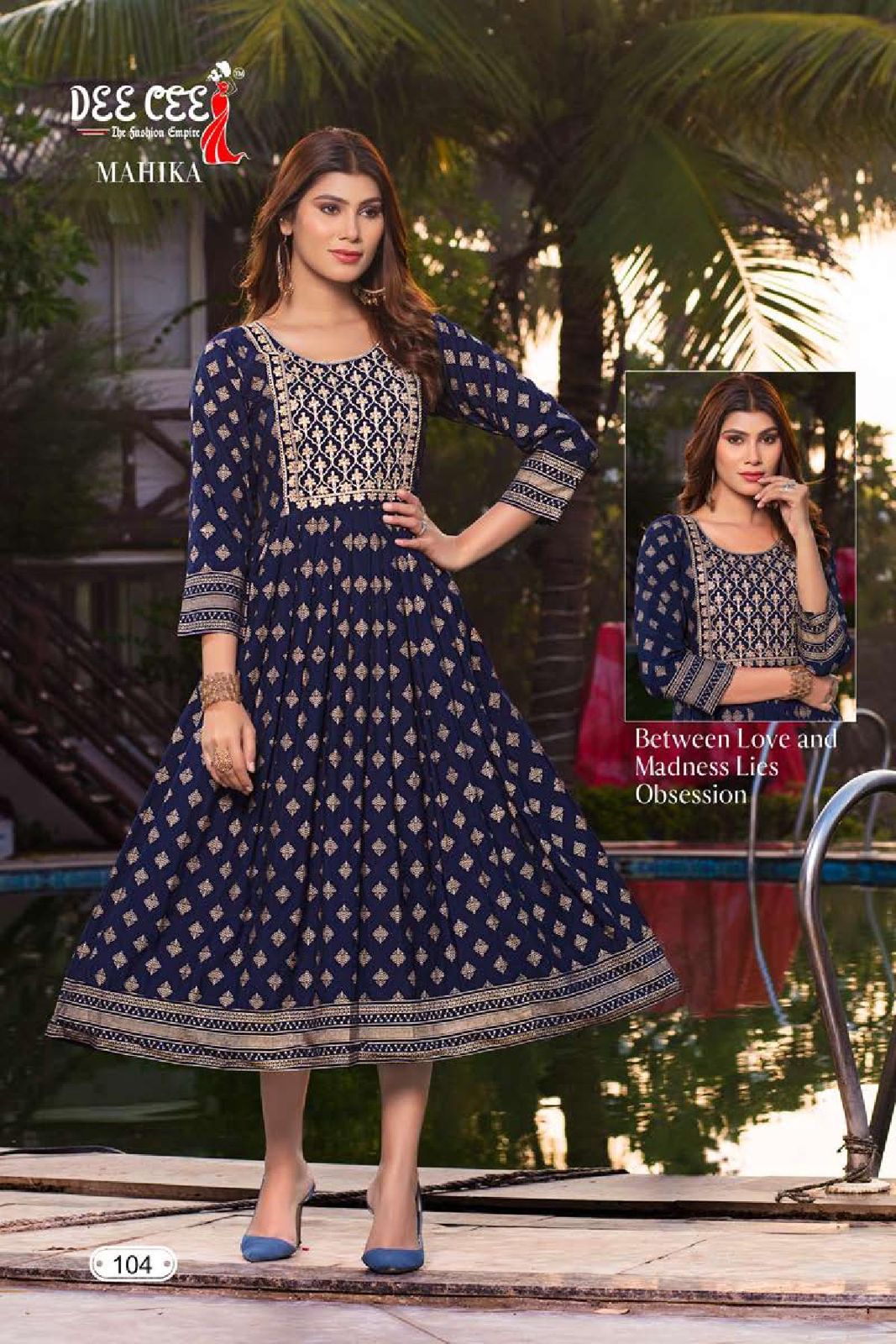 Deecee By Mahika Heavy Chanderi Printed Kurtis Catalog